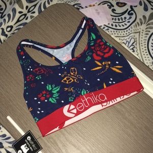 NWT Ethika firefly sports bra!!